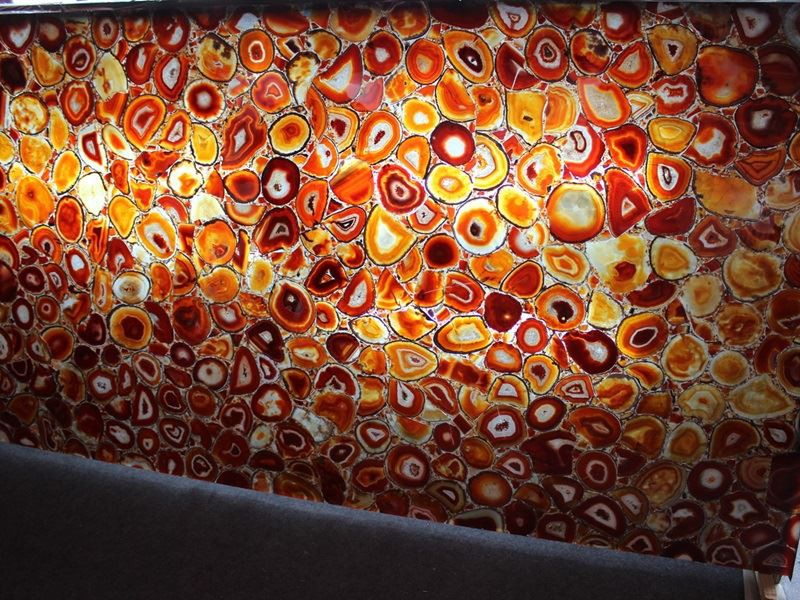Red Agate Stone Slab