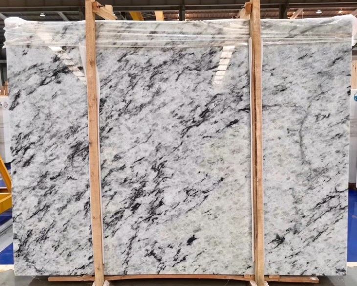 China Blue Crystal Marble Slabs
